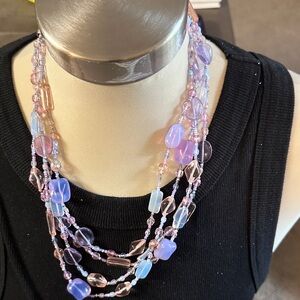 Elegant Multicolor Beaded Necklace